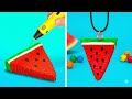 COOL 3D PEN AND HOT GLUE CRAFTS Homemade Ideas With 3D PEN And Glue Gun By 123 GO SCHOOL