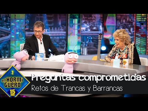 Trancas y Barrancas someten a María Jiménez a las preguntas más comprometidas - El Hormiguero