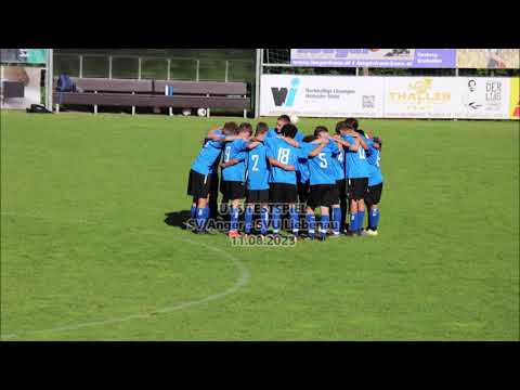 Szenen 1. Halbzeit U16 Testspiel, SV Anger - SVU Liebenau, 0:0, 11.08.2023
