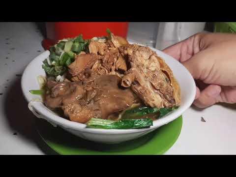 BAKMIE AYAM 45 PATMO PURWODADI ISINYA LUBER - ASMR INDONESIAN CHICKEN NOODLE STREET FOOD
