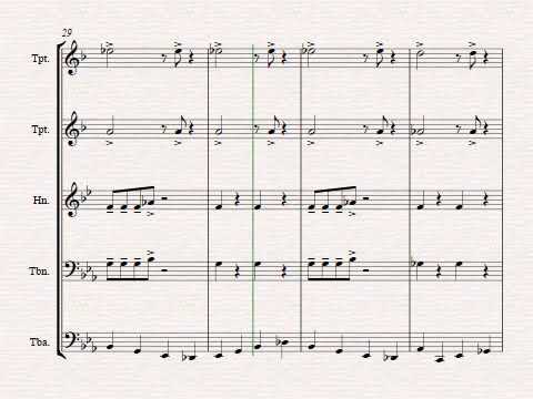 Blue Suede Shoes, arr. for Brass Quintet by Luís Cardoso