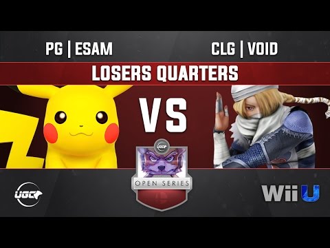 UGC Smash 4 LOSERS QUARTERS  - PG | ESAM (Pikachu) vs CLG | VoiD (Sheik)