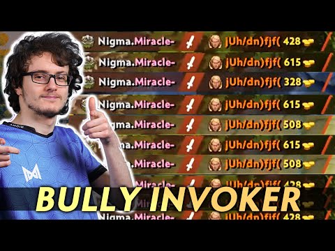 Miracle NO RESPECT to Invoker and Solo — NON-STOP KILLING