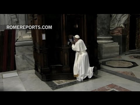 El Papa se confiesa en San Pedro