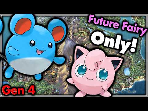 Can I Beat Pokemon Platinum with ONLY Future Fairy Type Pokemon? 🔴 Pokemon Challenges