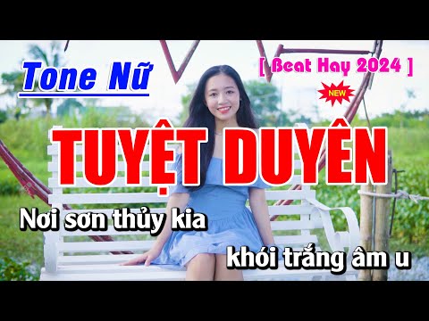 Karaoke Tuyệt Duyên Tone Nữ | Rumba Ngân Ngân