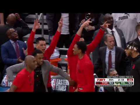 Raptors Uncontested 3's Off Screens