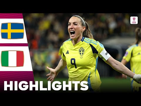 Sweden vs Italy | What a Game | Highlights | UEFA Women's Nations League 04-04-2025
