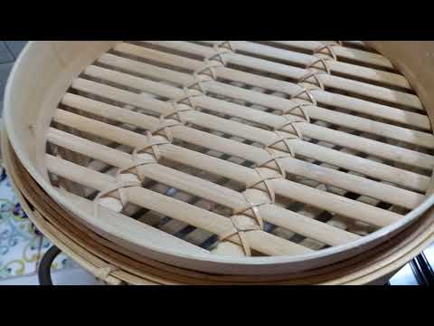 Sanitize a bamboo steamer before first use