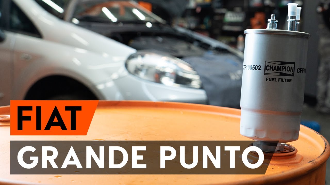 Byta bränslefilter på Fiat Punto 199 – utbytesguide