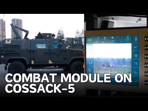 Kozak-5 armored vehicles were equipped with Spanish combat modules