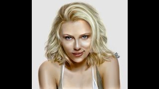 Scarlett Johansson [Speed Painting]