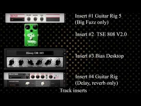 David Gilmour Rattle that lock guitar tone build