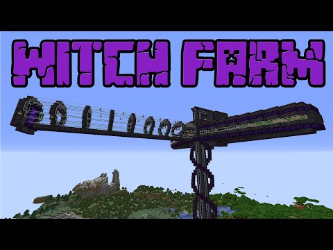 Minecraft Witch Farm - The Rocket Factory!