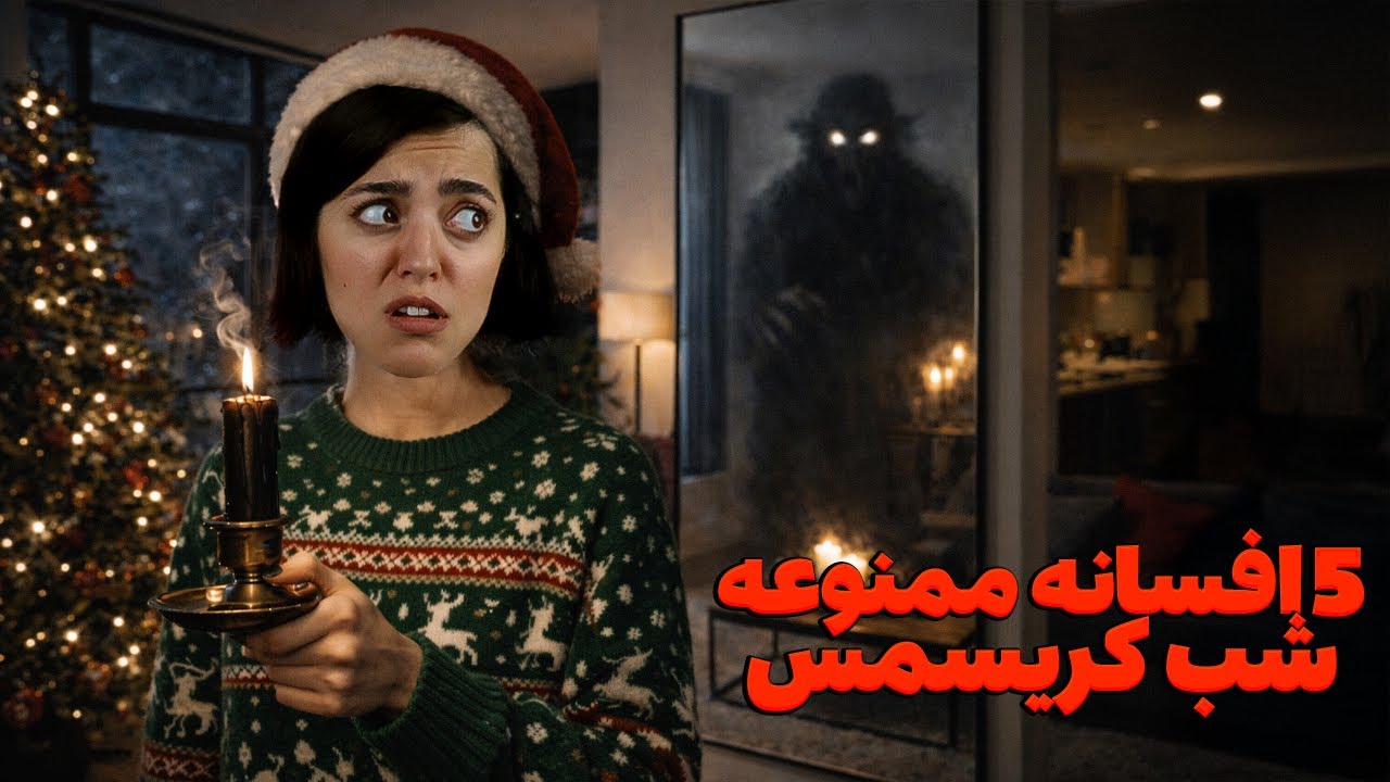 تست ۵ تا افسانه ترسناک که نیاید شب کریسمس انجام بدی 😬 باورم نمیشه درخت واقعا 