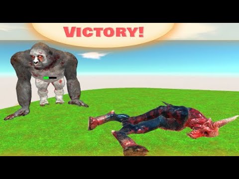 GORO vs KOZAROG - ARBS - Animal Revolt Battle Simulator #arbs #animalrevoltbattlesimulator