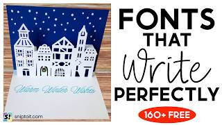 The ULTIMATE Cricut Writing Font Guide (plus 160 FREE fonts)