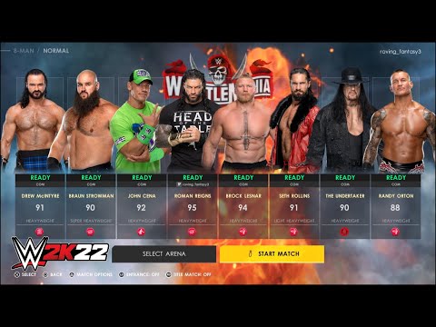 WWE 2K22 My First Ever Gameplay - WWE 2K22 Gameplay