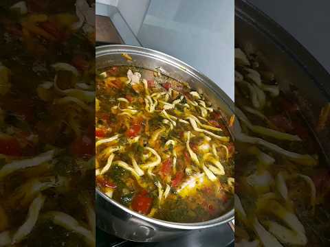 Ciorbă / Borș de Pui cu Taieței - Rețetă ca la mama acasă #ciorba #food #chicken