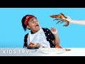 Kids Try Shellfish from Around the World | Kids Try | HiHo Kids