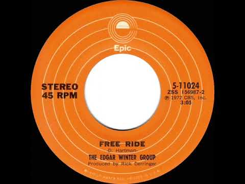 1973 HITS ARCHIVE: Free Ride - Edgar Winter Group (stereo 45 single version)