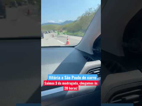 Viagem longa de Vitória ES a Paulínia São Paulo