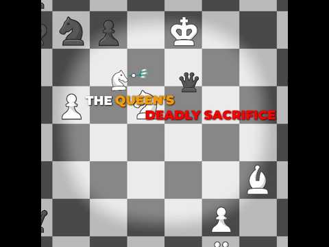 THE QUEEN'S DEADLY SACRIFICE 💎‼️‼️ #chess #edits #shorts