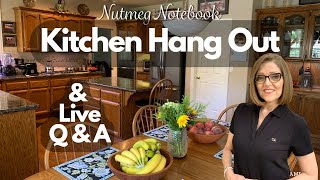 Whole Food Plant Based Lifestyle Q & A Hangout - Nutmeg Notebook Live
