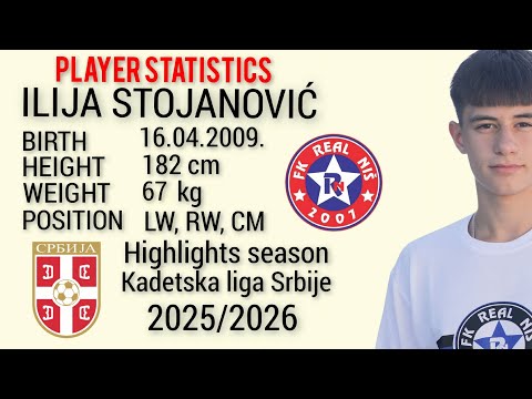 Ilija Stojanović - FK Real Niš - [highlights] season 2025/2026