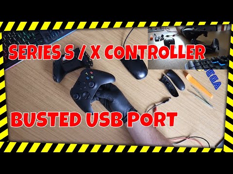 Xbox Series X Controller No Power Broken USB Port Trace Repair
