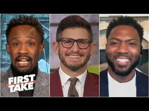 First Take節目組無法決定哪支NFC東部球隊將獲得分區冠軍。 (The First Take crew can't decide which NFC East team will win the division title)