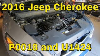 2016 Jeep Cherokee P0018 & U1424