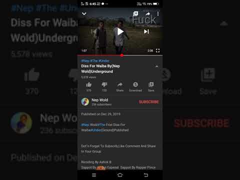 Hamro waiba vai lai diss haneko lai hamle ramri diss hanne ko xum lake share  suBscRibe