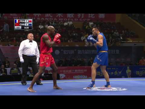 Sanshou Sanda 2016 World Cup Semi Finals France vs China 85 Kg Men