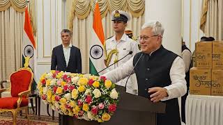 14.09.2026: Governor distributes eco friendly Ganesh murtis to distinguished invitees