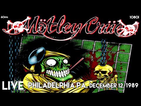 Motley Crue Live in Philadelphia PA. 1989 Master Tape Network Remaster 1080p 60fps