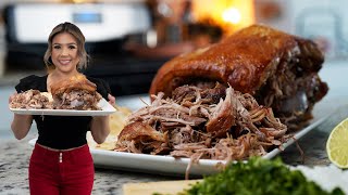 The BEST CARNITAS and CHICHARRÓN In the OVEN WITH NO LARD You Will Be AMAZED!!!