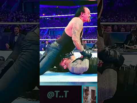 🥷🏿 Roman Reigns V's the great Undertaker🕴🏿 respect 🚬