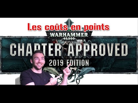 Chapter approved 2019 : Les coûts en points