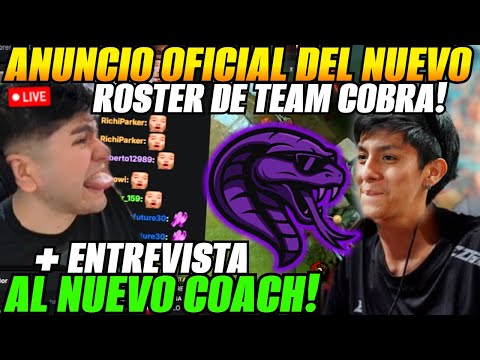 😲Official Announcement of the New Team Cobra Roster + Interview with their New Coach!😲