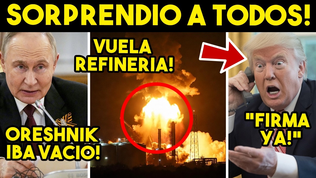 PANICO TOTAL! RUSIA PRESUME, ORESHNIK IBA VACIO. TRUMP DESESPERADO, SACA LA TROPA. HOY
