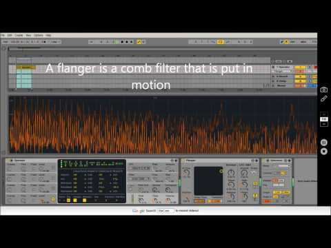 Tutorial how to use the flanger in Ableton 9