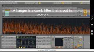 Tutorial how to use the flanger in Ableton 9