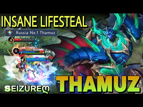 Super Aggressive!! Insane Lifesteal Thamus Offlane Monster | Top Global Thamuz Gameplay by sᴇɪᴢᴜʀᴇღ