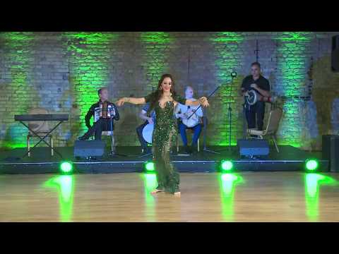 Margarita Kamjaka bellydance - Balady improvisation with Al Azdeeka orchestra on Darbuka Hafla 2019