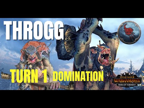 How to Dominate Turn 1 as Throgg | Norsca Beginner Guide - Warhammer 3 (Tides of Torment)