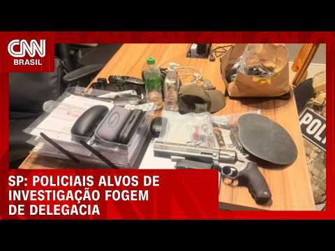 Policiais fugiram de delegacia e deixaram 49 celulares, aponta MP | CNN AGORA