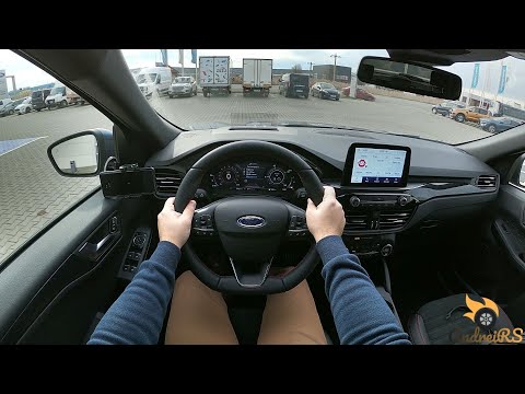 New Ford Kuga 2021 FHEV (Hybrid) ST-Line X | POV Test Drive