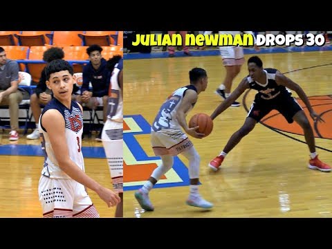 HEATED! Julian Newman DROPS 30 POINTS vs Ramone Woods Team