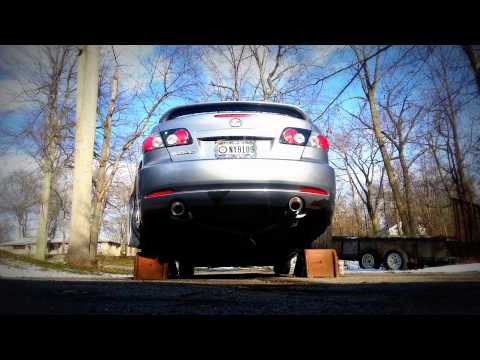 2006 Mazda 6i MagnaFlow Exhaust Install - Before and After